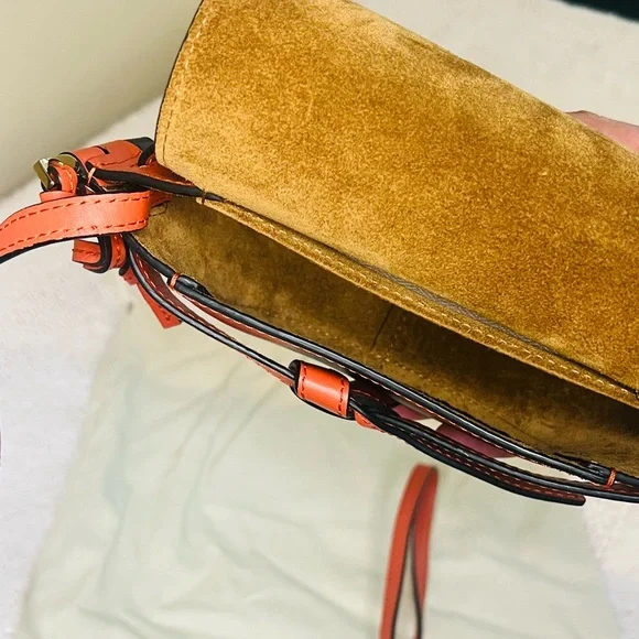 Loewe Gate Mini Crossbody Bag | Two-Tone Leather | Authentic - Picture 9 of 9